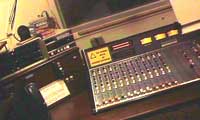 Kontrollrum A på Radio Sydväst